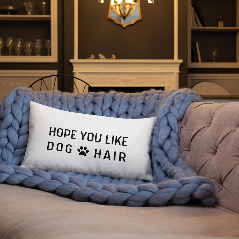 Hope you like dog hair pillow