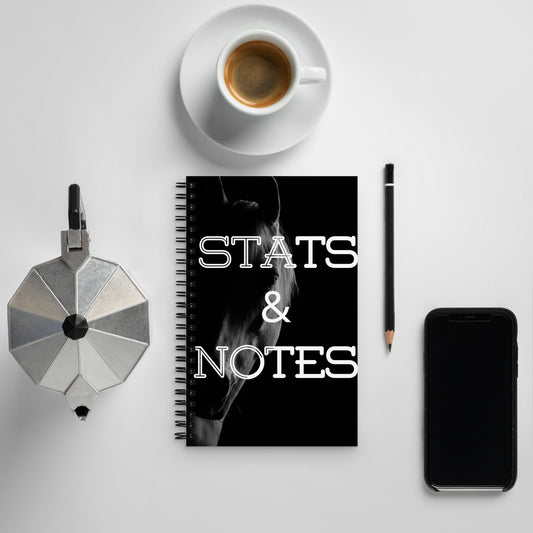 Stats & Notes spiral notebook